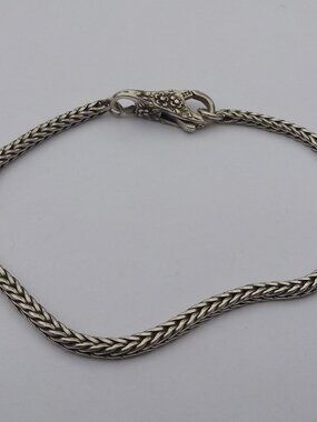Trollbeads bracelet with flower clasp sterling silver 925 LAA